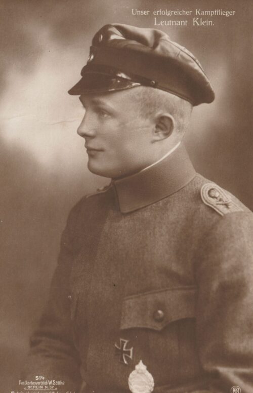 (Postcard) Sanke #514 Unser erfolgreicher Kampfflieger Leutnant Klein