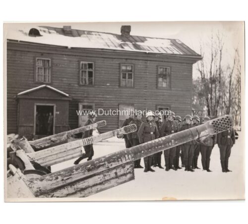 (Pressphoto) Ritterkreuzträger SS-Rottenführer Gerardus Mooyman 14.SS-Freiwilligen-Legion Nederland (23x17cm) – RARE!