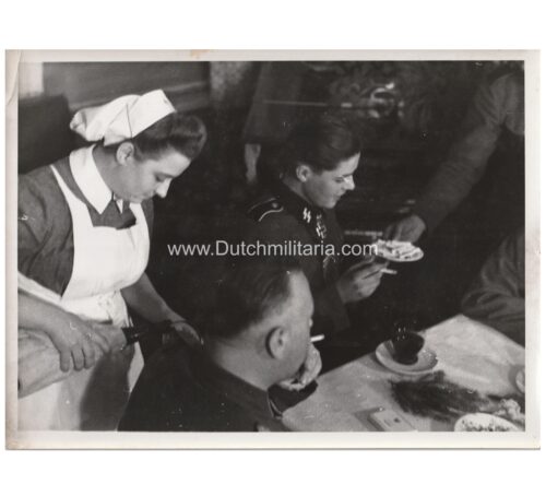 (Pressphoto) Ritterkreuzträger SS-Rottenführer Gerardus Mooyman 14.SS-Freiwilligen-Legion Nederland (23x17cm) – RARE!