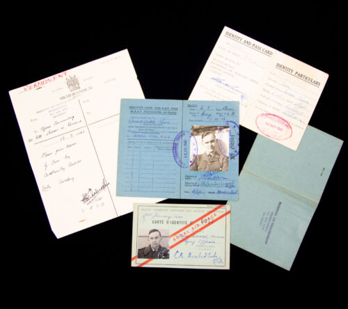 Royal Airforce (RAF) Identitycard group (1940)