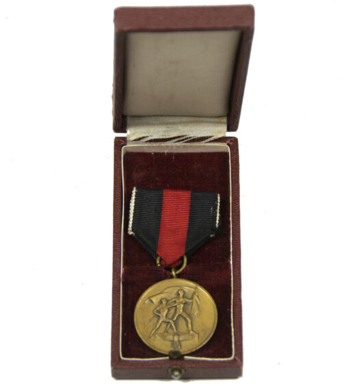 Sudetenland annexation medal 1938 + etui