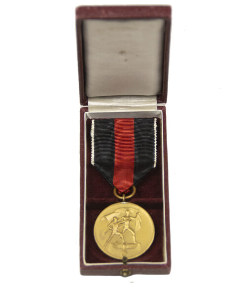 Sudetenland annexation medal 1938 + etui