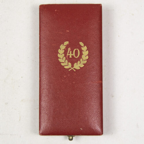 Treue Dienste 40 jahre Kreuz (MM Deschler & Sohn München) + etui