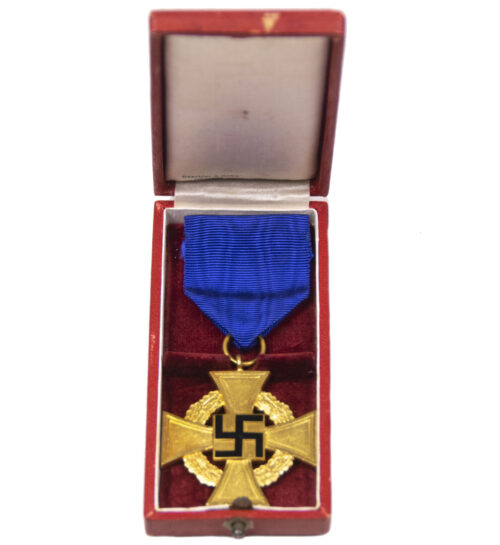 Treue Dienste 40 jahre Kreuz (MM Deschler & Sohn München) + etui