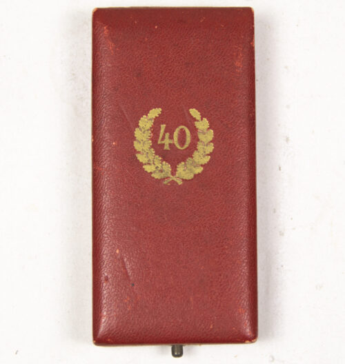 Treue Dienste 40 jahre Kreuz (MM Deschler & Sohn München) + etui
