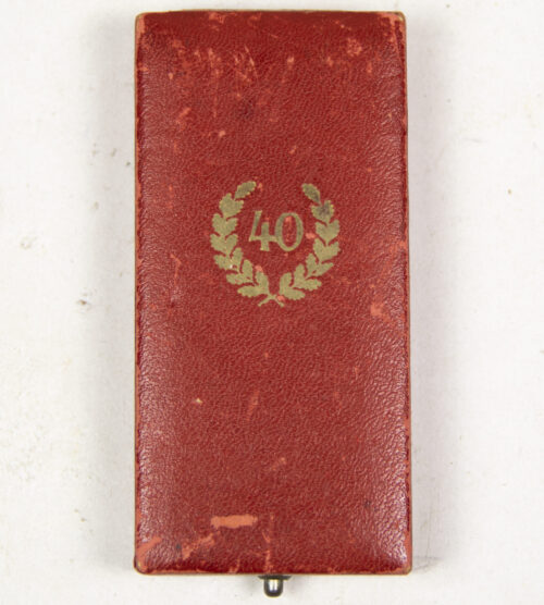 Treue Dienste 40 jahre Kreuz + etui