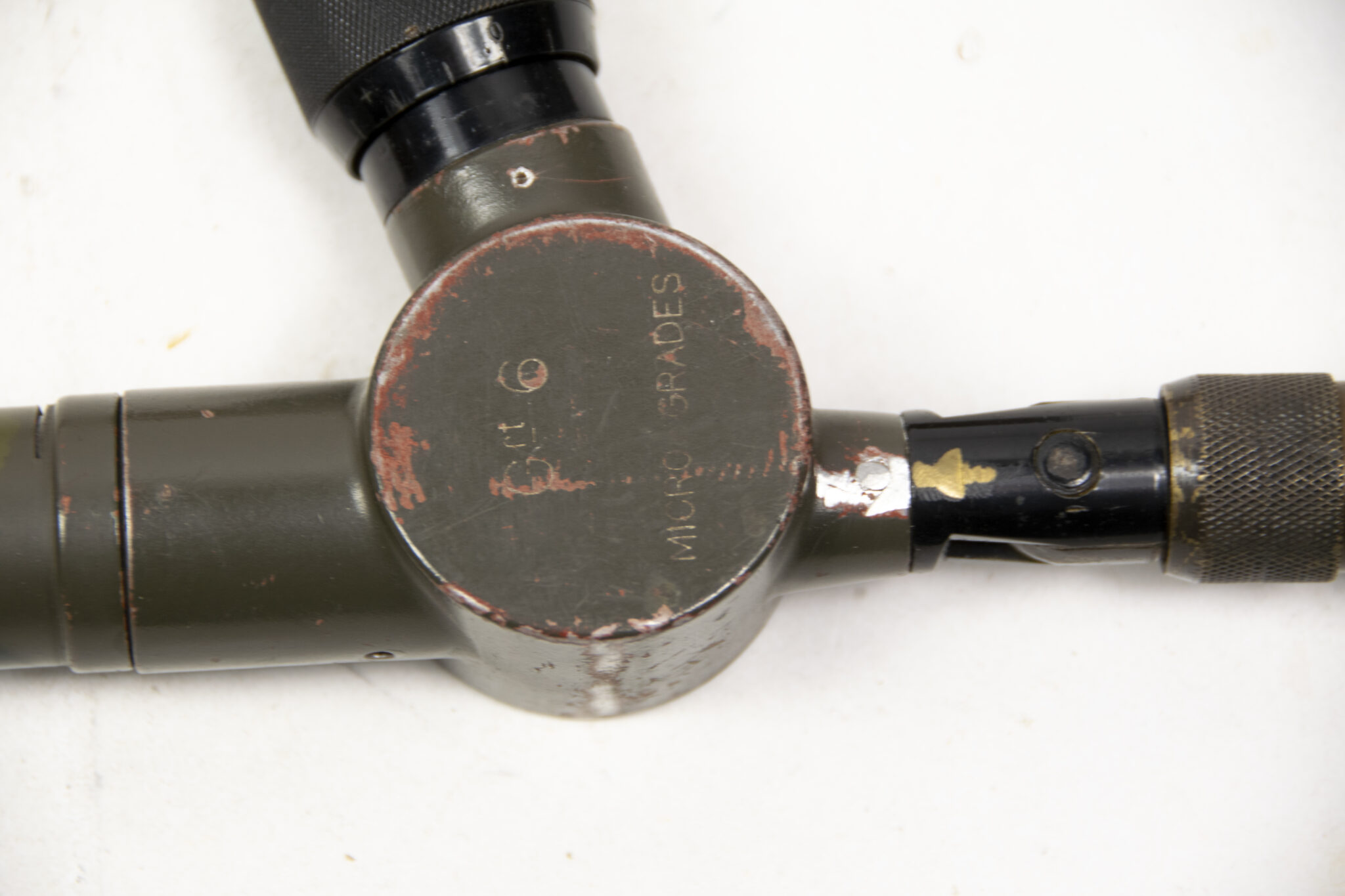 French camouflaged trench periscope complete with leather case - Image 28