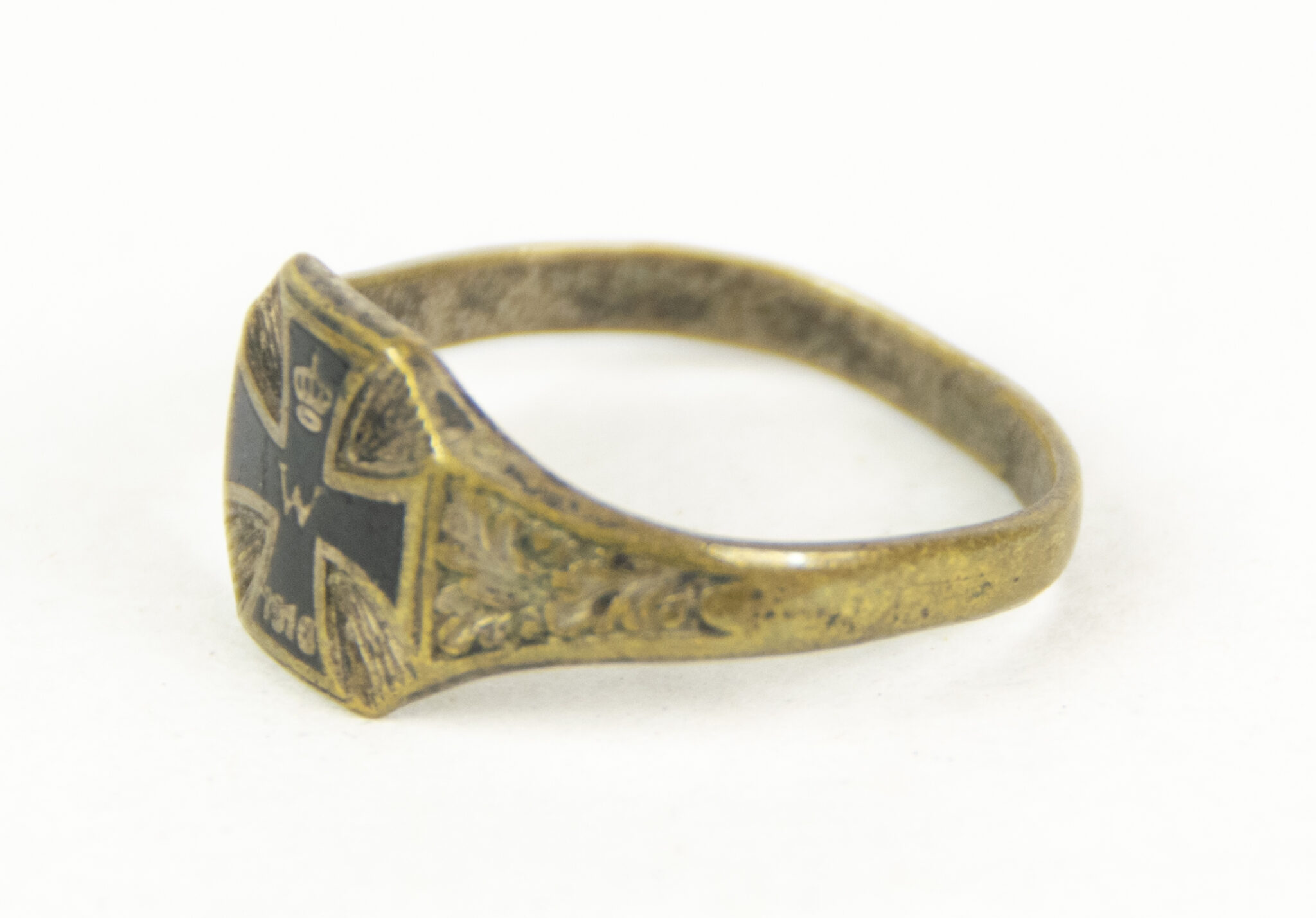 WWI German patriotic Iron Cross ring