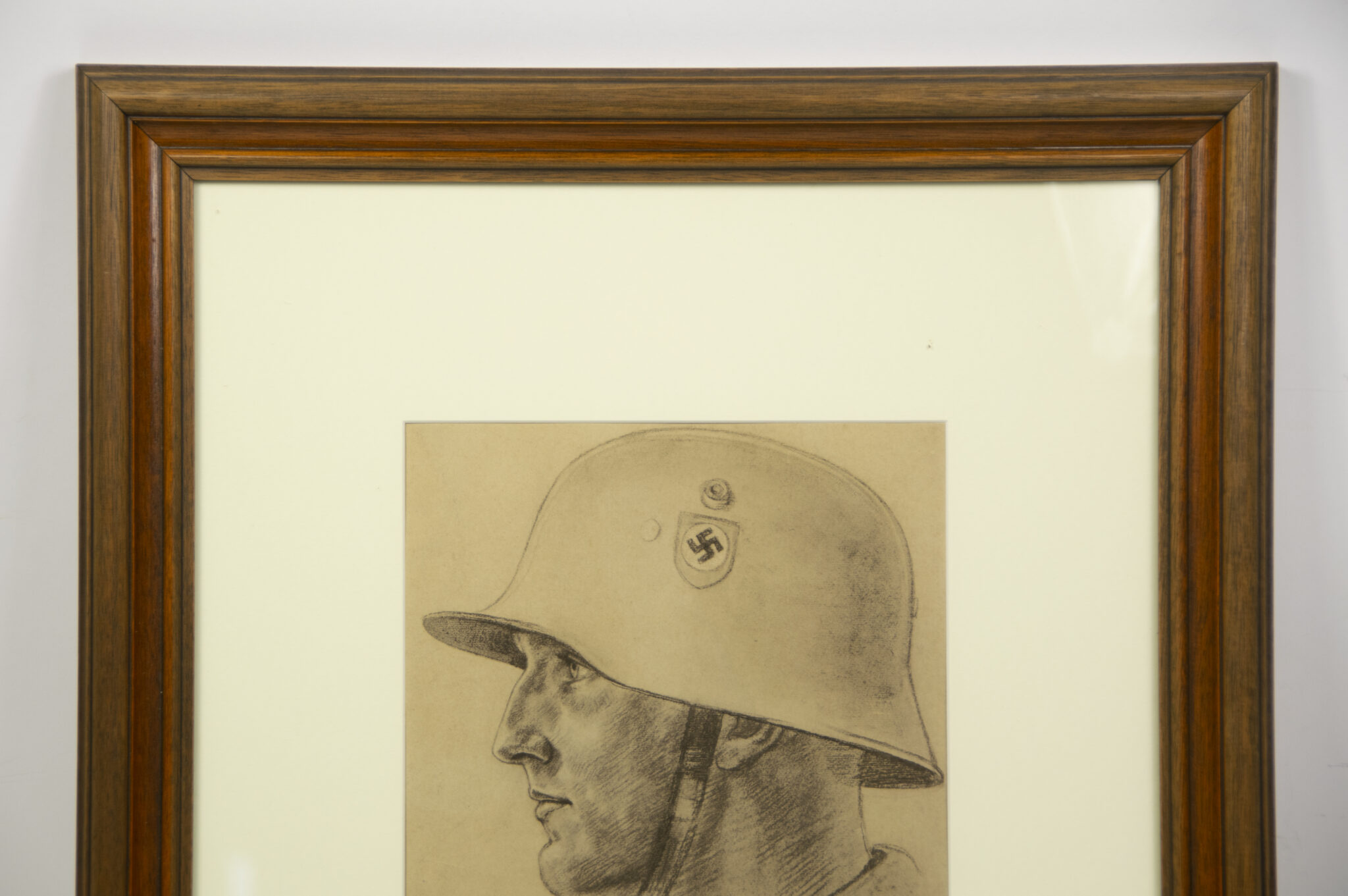 Willrich - Vom Lebensbaum deutscher Art - Bilder und Gedanken zur Rassenfrage - Framed original SS-Untersturmführer portrait - extremely rare