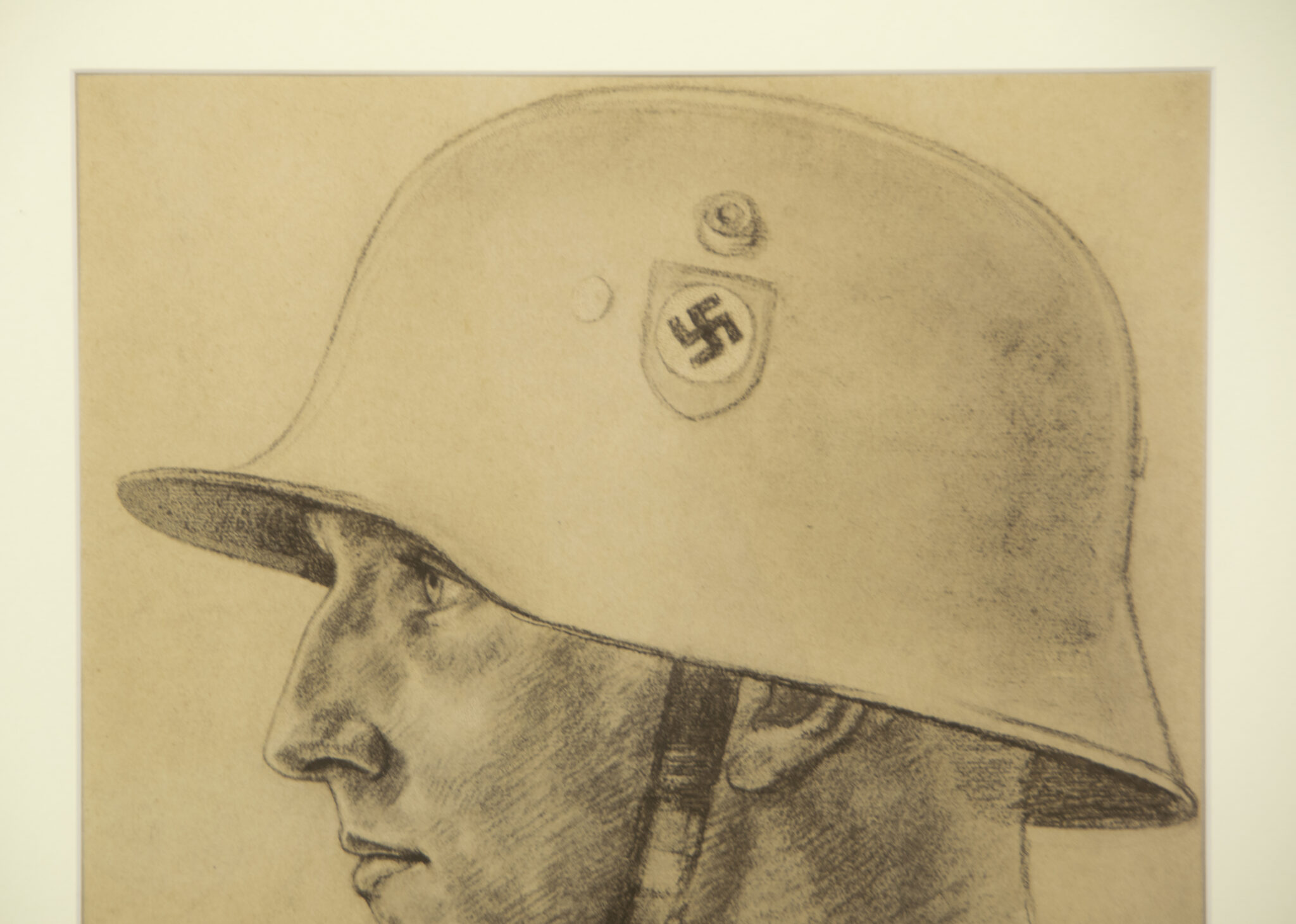 Willrich - Vom Lebensbaum deutscher Art - Bilder und Gedanken zur Rassenfrage - Framed original SS-Untersturmführer portrait - extremely rare