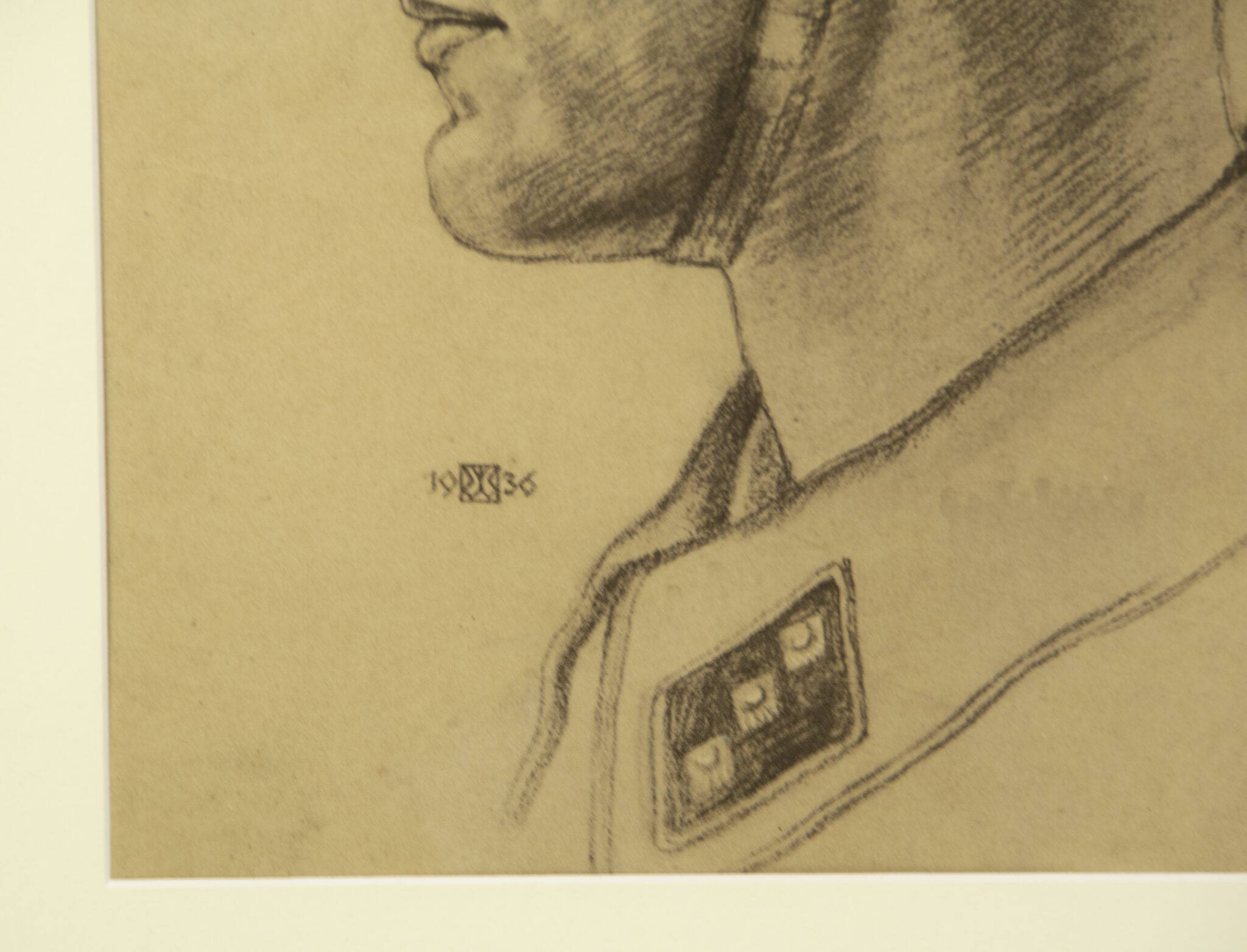 Willrich - Vom Lebensbaum deutscher Art - Bilder und Gedanken zur Rassenfrage - Framed original SS-Untersturmführer portrait - extremely rare