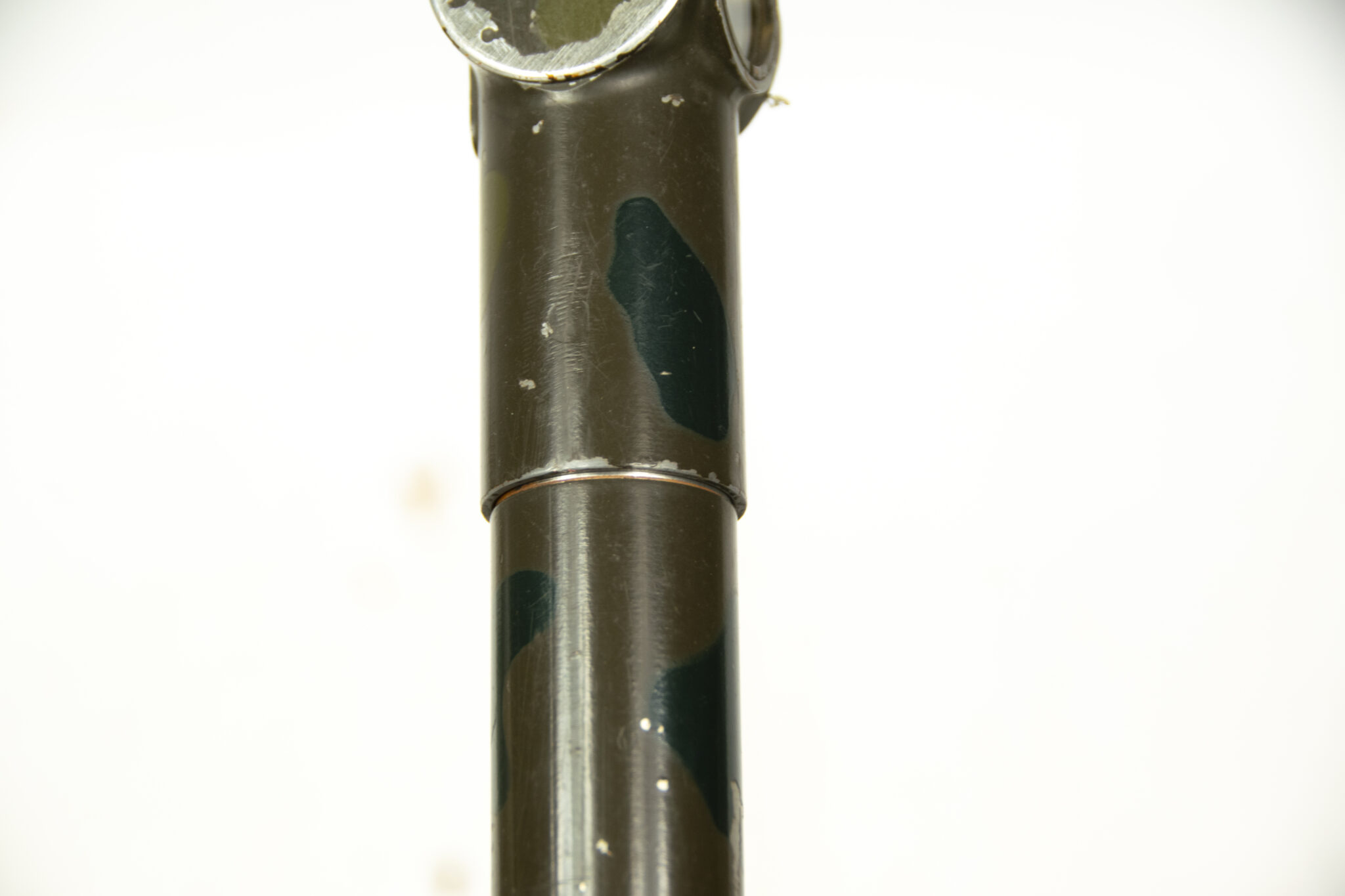 French camouflaged trench periscope complete with leather case - Image 30