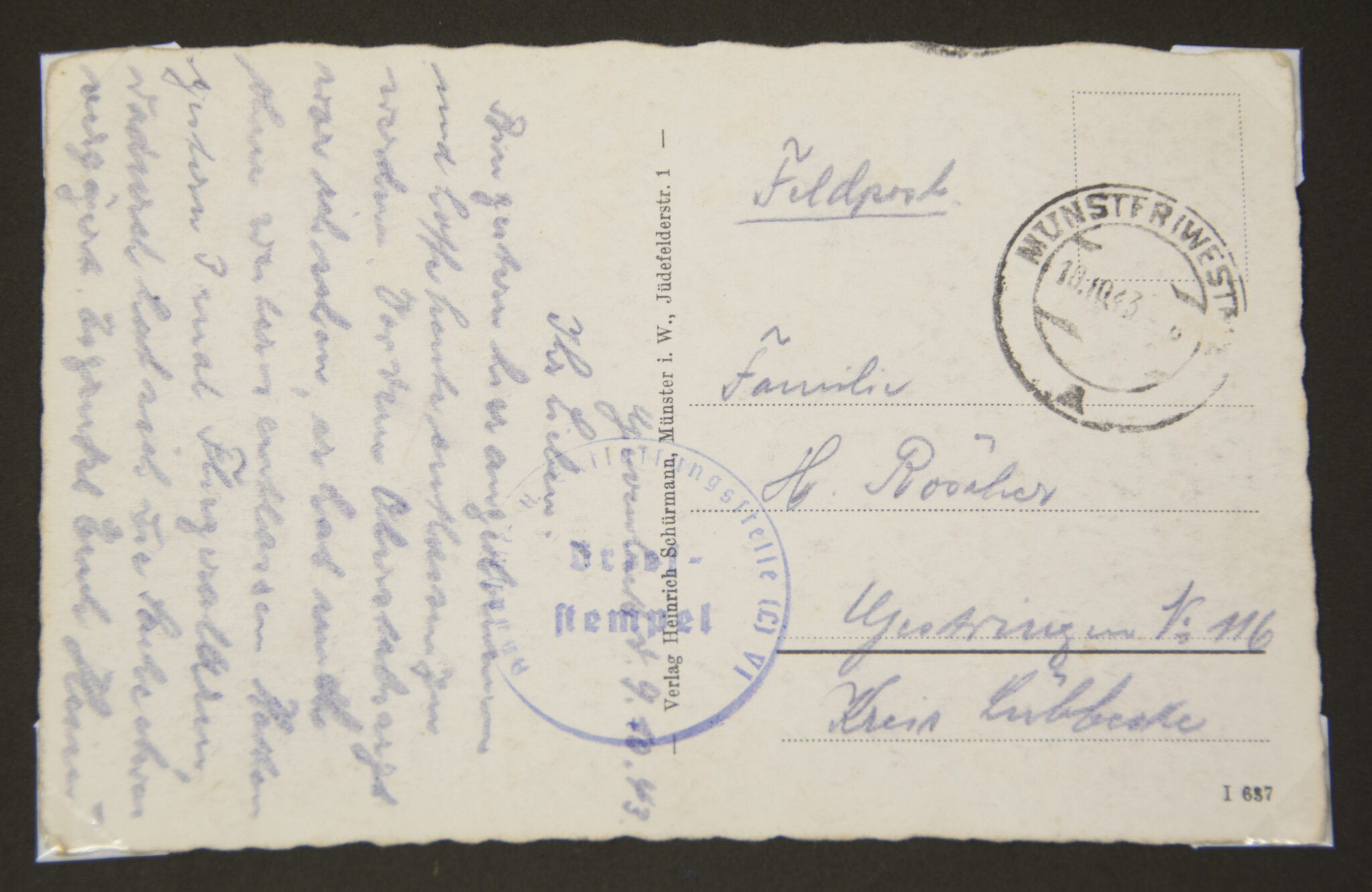 Deutsche Rote Kreuz (DRK) photoalbum with a collection of german postcards + photos + WHW tags, etc - Image 150