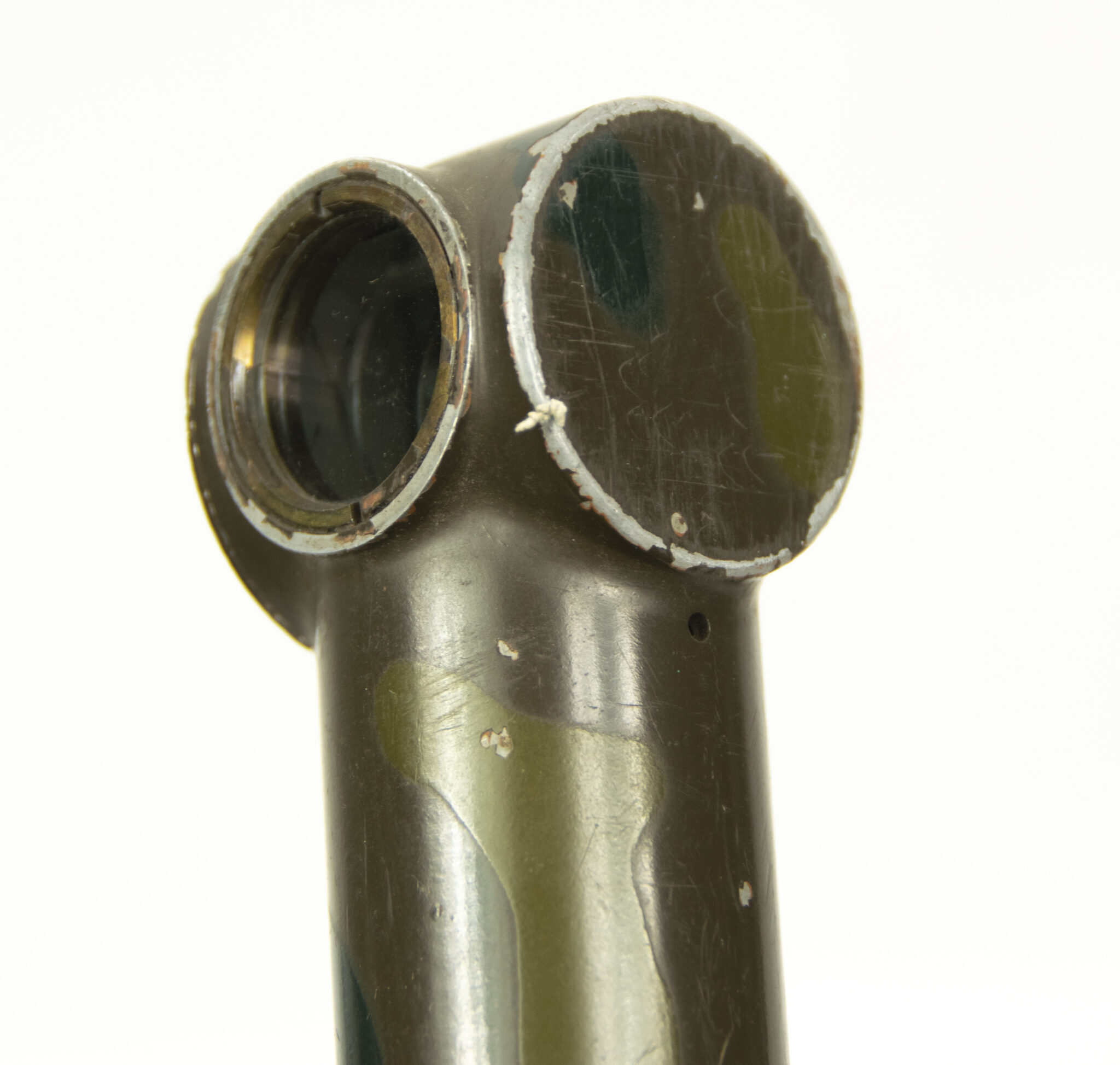 French camouflaged trench periscope complete with leather case - Image 28