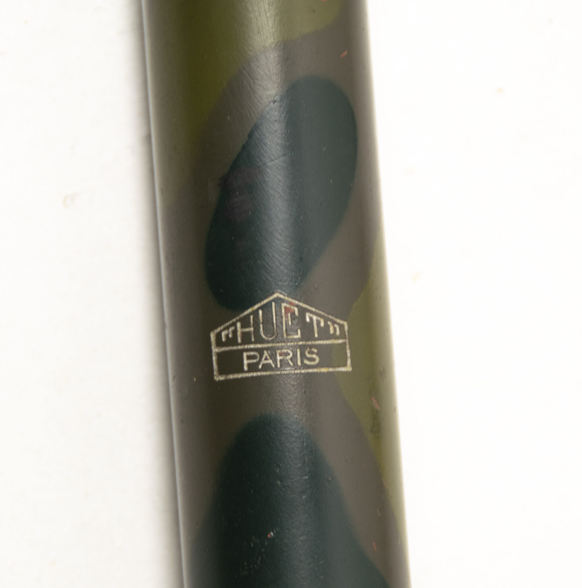 French camouflaged trench periscope complete with leather case - Image 23