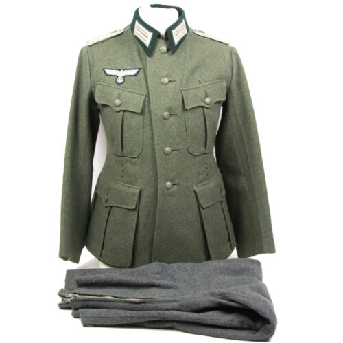 Whermacht (Heer) M36 officers Leutnant tunic + trousers