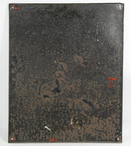(Enameled wall plate) Hier spricht die NSDAP' Emaille Bord (78x64 centimeters)