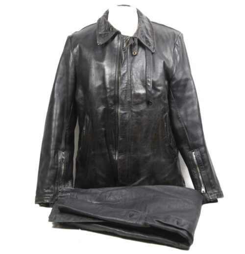 Kriegsmarine (KM) black leather suit