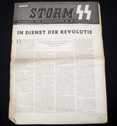 (Newspaper) Storm SS – Tweede Jrg. Nr. 40 – 8 Januari 1943