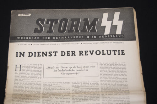 (Newspaper) Storm SS – Tweede Jrg. Nr. 40 – 8 Januari 1943